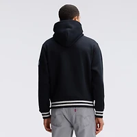 Fanatics Black Detroit Lions IconicFleece Tipped Hoodie