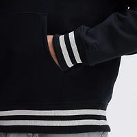 Fanatics Black Detroit Lions IconicFleece Tipped Hoodie