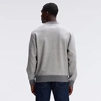 Fanatics Heather Gray Detroit Lions IconicFleece Pocket Sweatshirt