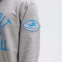 Fanatics Heather Gray Detroit Lions IconicFleece Pocket Sweatshirt