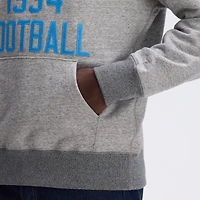 Fanatics Heather Gray Detroit Lions IconicFleece Pocket Sweatshirt