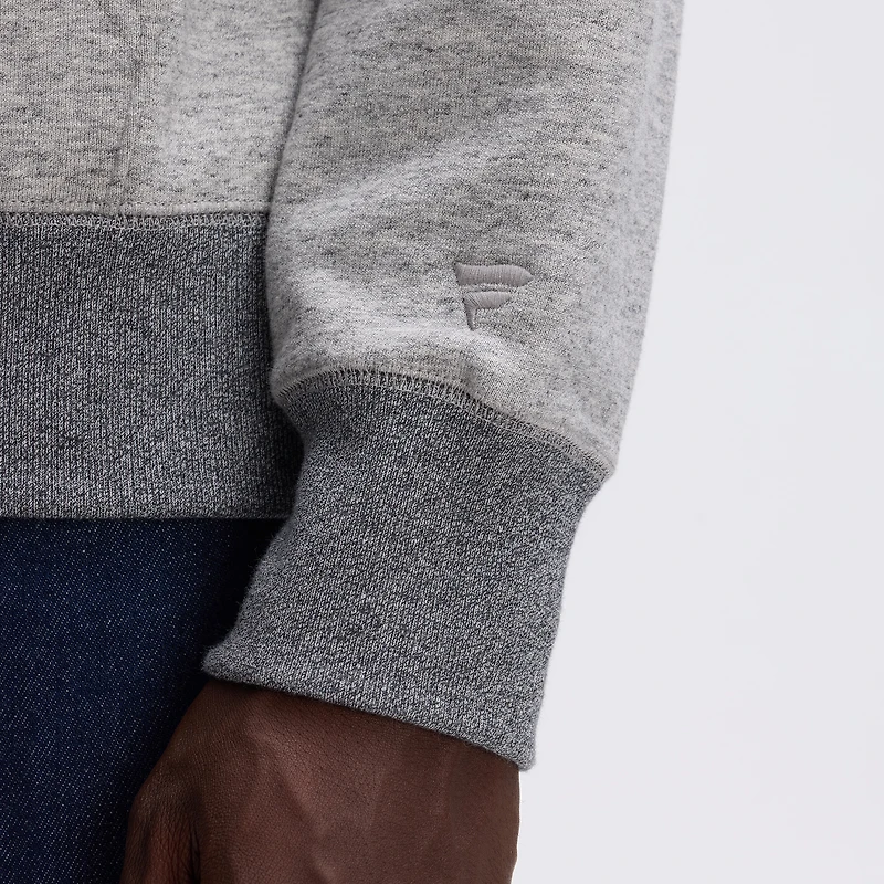 Fanatics Heather Gray Detroit Lions IconicFleece Pocket Sweatshirt