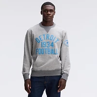 Fanatics Heather Gray Detroit Lions IconicFleece Pocket Sweatshirt