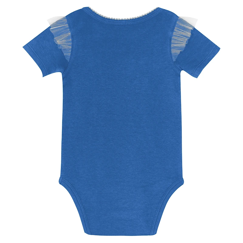 Girls Infant Outerstuff Detroit Lions My Team Rocks Bodysuit and Skirt Set