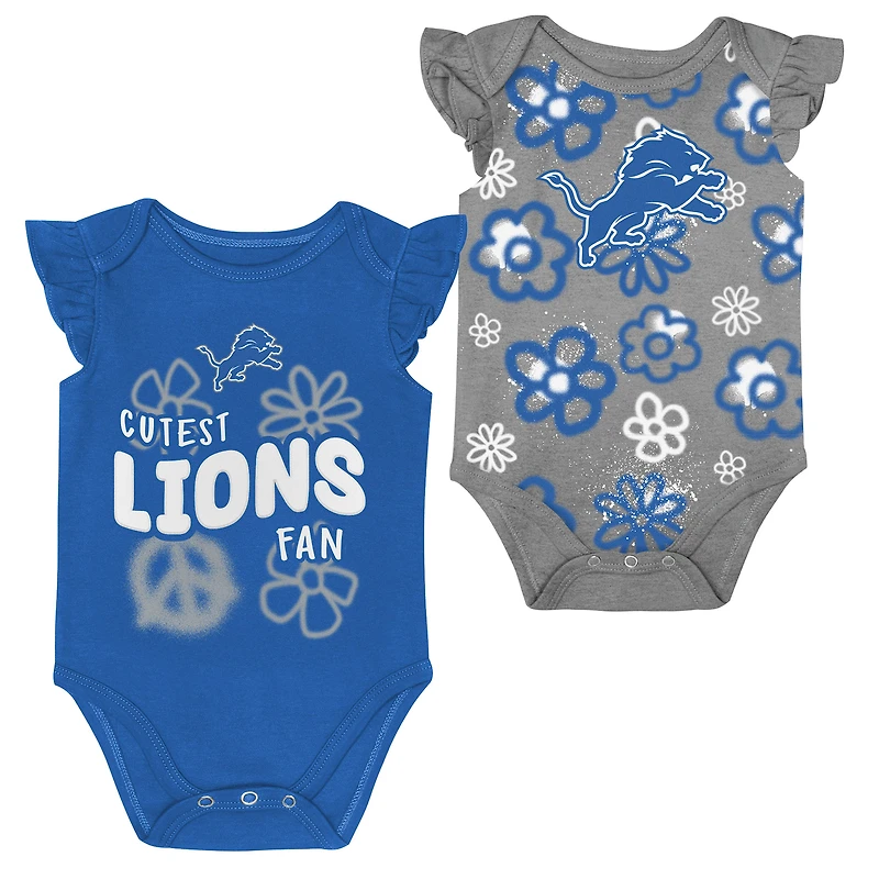 Ensemble deux pièces pour nouveau-né et nourrisson Outerstuff Detroit Lions The Sunshine