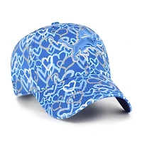 Girls Preschool '47 Blue Detroit Lions Mural Clean Up Adjustable Hat