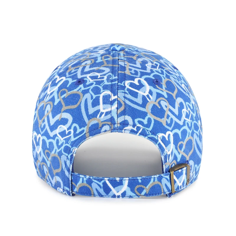 Girls Toddler '47 Blue Detroit Lions Mural Clean Up Adjustable Hat