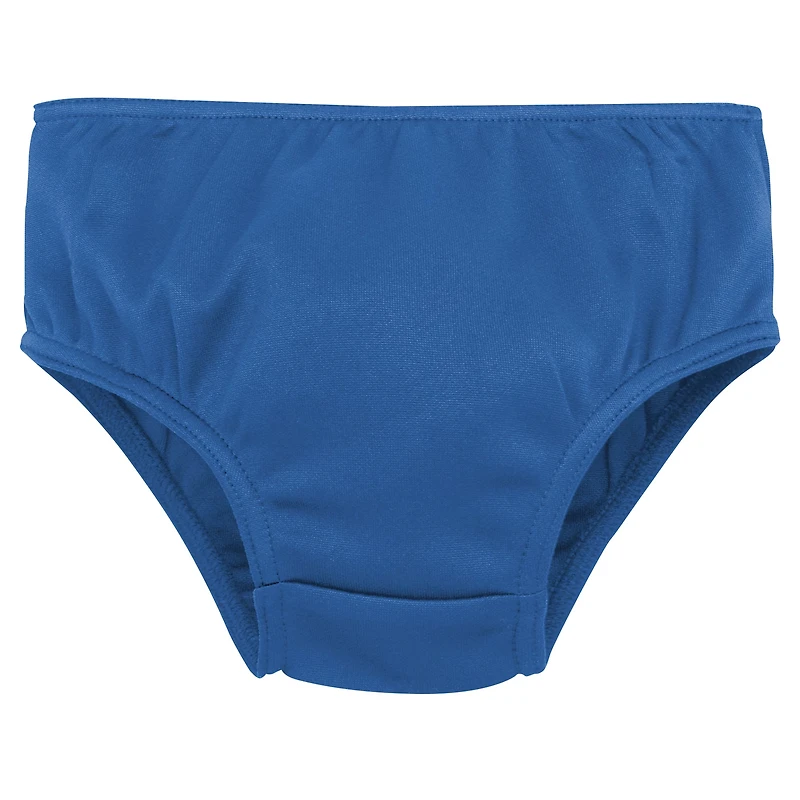 Girls Toddler Blue Detroit Lions Spirit Cheer Two-Piece Cheerleader Set with Bloomers
