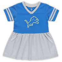 Girls Toddler Blue Detroit Lions Stadium Lights Fashion Jersey Dress