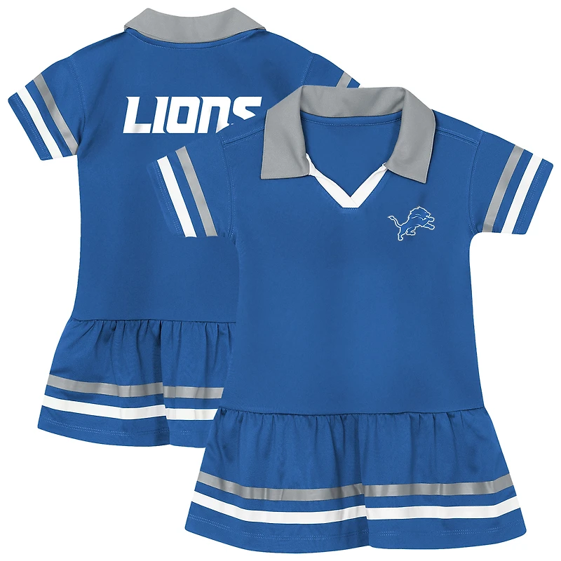 Girls Toddler Outerstuff  Blue Detroit Lions Star Player Dress