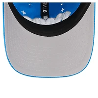 Girls Youth New Era  Blue Detroit Lions Cheer 9TWENTY Adjustable Hat