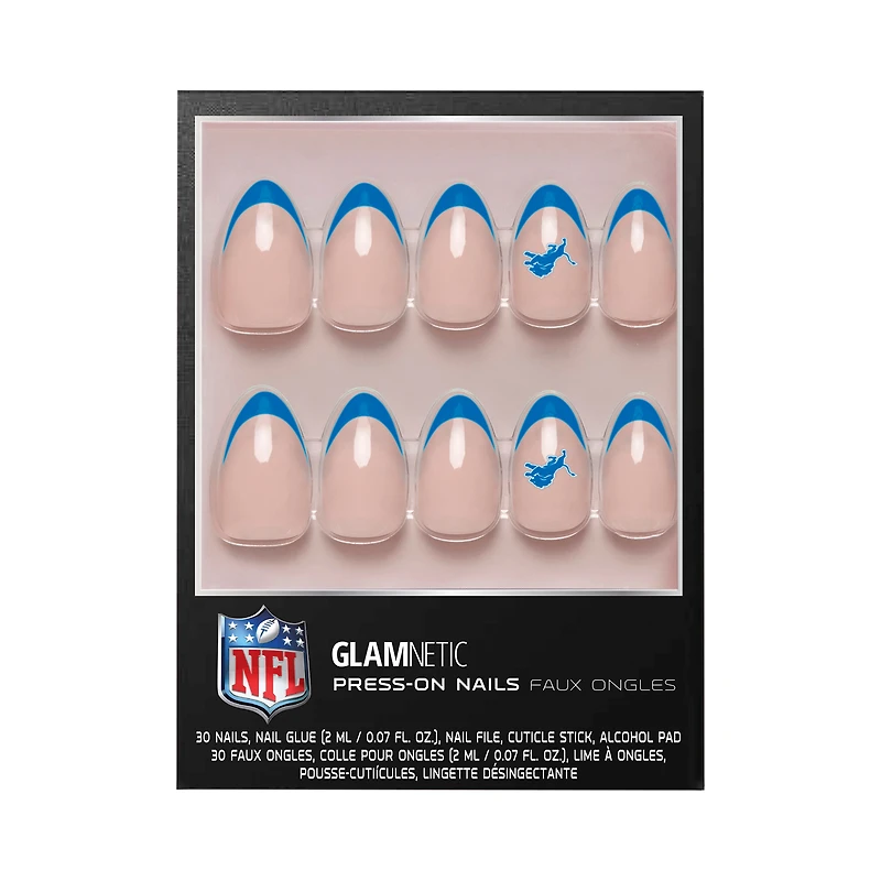 Kit manucure Glamnetic x Fanatics Detroit Lions