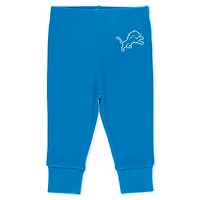 Vêtements pour bébés et nouveau-nés par Erin Andrews Detroit Lions Ensemble trois pièces Body pantalon Turn Me Around