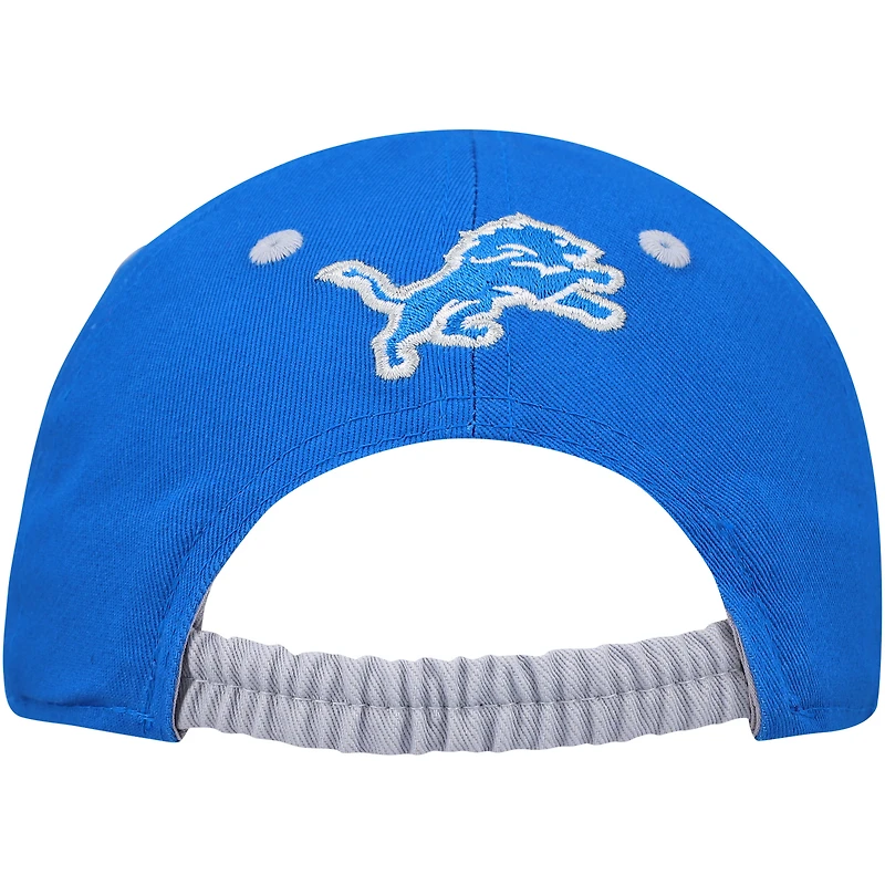 Infant Blue/Silver Detroit Lions My First Tail Sweep Slouch Flex Hat