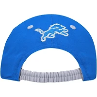 Infant Blue/Silver Detroit Lions My First Tail Sweep Slouch Flex Hat