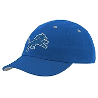 Casquette souple bleue pour bébé Detroit Lions Team Slouch Flex
