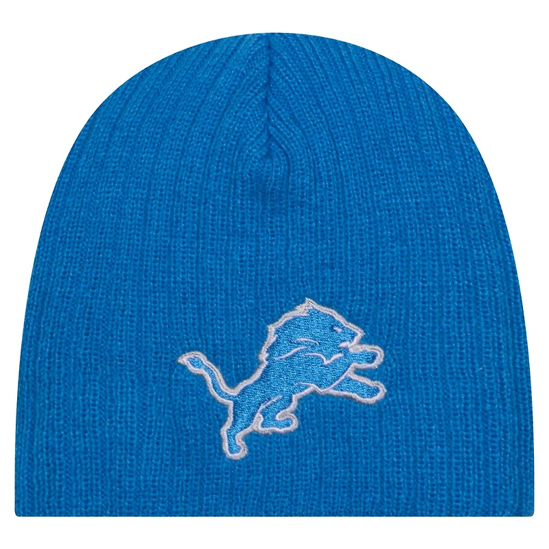 Infant New Era Blue Detroit Lions Mini Knit Hat