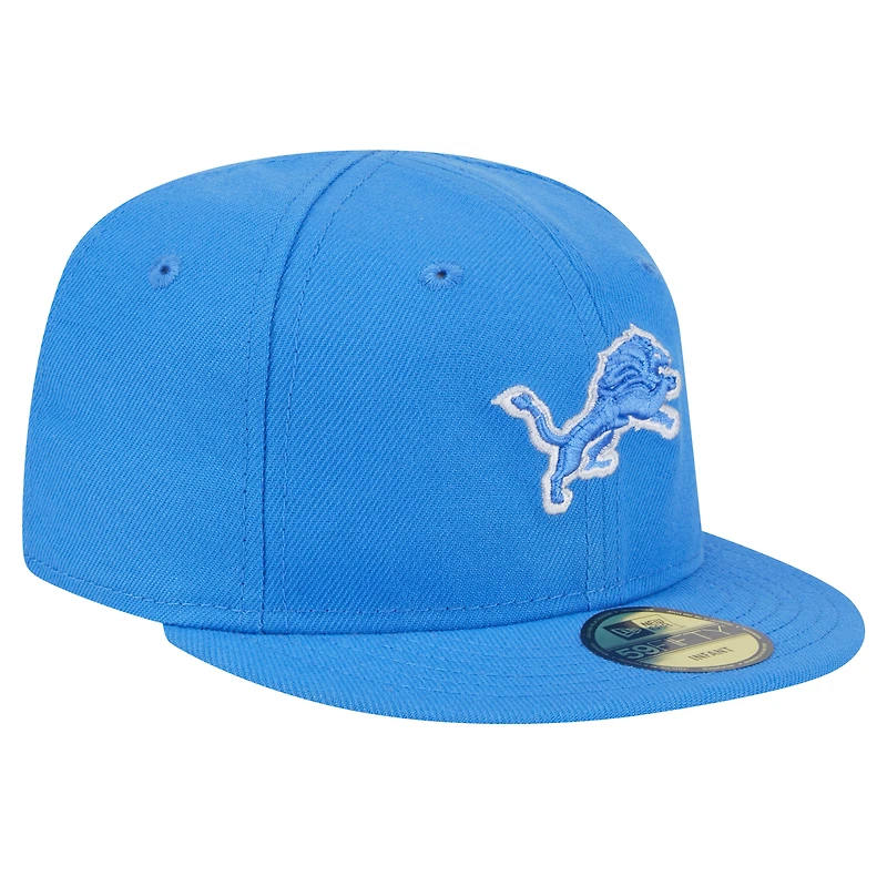 Infant New Era Blue Detroit Lions My 1st 59FIFTY Fitted Hat