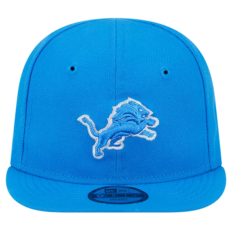 Casquette ajustable My 1st 9FIFTY pour bébé New Era bleu Detroit Lions