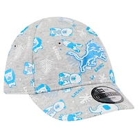Infant New Era  Gray Detroit Lions Animal 9TWENTY Adjustable Hat
