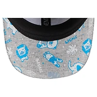 Infant New Era  Gray Detroit Lions Animal 9TWENTY Adjustable Hat