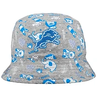 Bob gris pour bébé New Era avec bob animal des Lions de Detroit