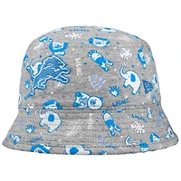 Infant New Era  Gray Detroit Lions Animal Bucket Hat