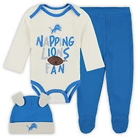 Ensemble trois pièces Little Champ des Lions de Détroit pour bébé Outerstuff