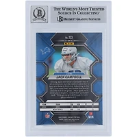 Jack Campbell Detroit Lions Autographed 2023 Panini Mosaic Red & Green Choice Mosaic #323 Beckett Fanatics Witnessed Authenticated 9/10 Rookie Card 