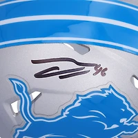 Jack Campbell Detroit Lions Autographed 2024 Riddell Speed Mini Helmet