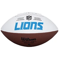Jack Campbell Detroit Lions Autographed Wilson White Panel Football