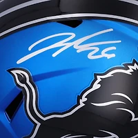 Jahmyr Gibbs Detroit Lions Autographed 2024 Riddell Alternate Speed Replica Helmet