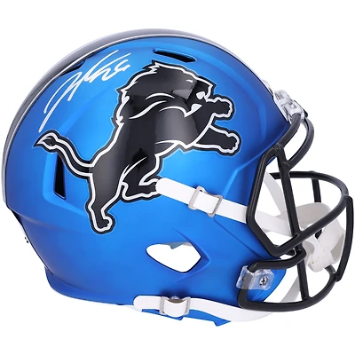 Jahmyr Gibbs Detroit Lions Autographed 2024 Riddell Alternate Speed Replica Helmet