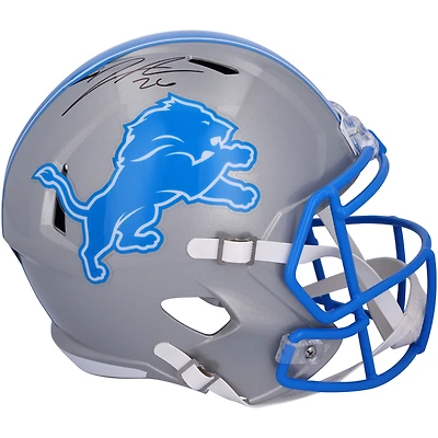Jahmyr Gibbs Detroit Lions Autographed 2024 Riddell Speed Replica Helmet