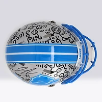 Jahmyr Gibbs Detroit Lions Autographed 2024 Speed Authentic Helmet - Art by Alex Alpert - Limited Edition #1/1 - NF70445951