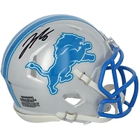 Jahmyr Gibbs Detroit Lions Autographed Riddell 2024 Speed Mini Helmet