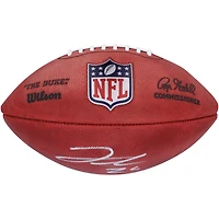 Ballon de football Wilson Duke dédicacé par Jahmyr Gibbs des Detroit Lions