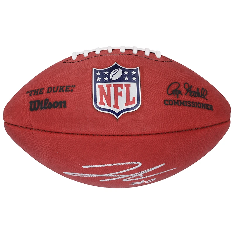 Jahmyr Gibbs Detroit Lions Autographed Wilson Duke Full Color Football