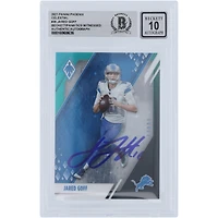 Jared Goff Detroit Lions Autographed 2021 Panini Phoenix Celestial #36 Beckett Fanatics Witnessed Authenticated 10 Card