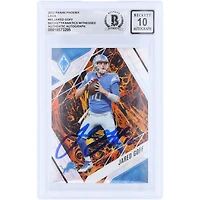 Jared Goff Detroit Lions Autographed 2022 Panini Phoenix Lava #83 #/175 Beckett Fanatics Witnessed Authenticated 10 Card 