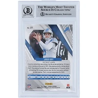 Jared Goff Detroit Lions Autographed 2023 Panini Phoenix Fire Burst #27 #/340 Beckett Fanatics Witnessed Authenticated 9/10 Card
