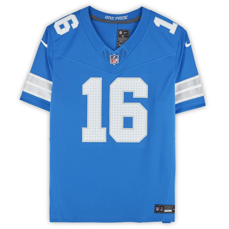 Jared Goff Detroit Lions Autographed Nike Vapor F.U.S.E. Limited Jersey