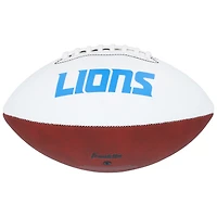 Ballon de football Franklin White Panel autographié par Jared Goff des Lions de Détroit avec l'inscription « One Pride »