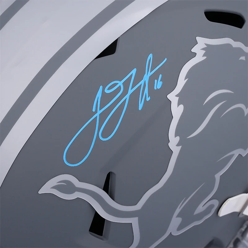 Jared Goff Detroit Lions Autographed 2024 Riddell Speed Replica Helmet