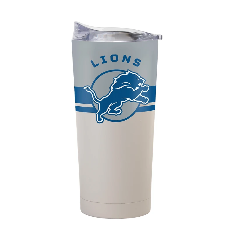 Gobelet isotherme Horizon 20 oz Logo Brands Detroit Lions avec revêtement en poudre