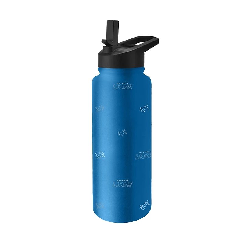 Bouteille de 34 oz (994 ml) « Steep and Repeat Quencher » de Logo Brands Detroit Lions