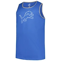 Men's Fanatics  Blue Detroit Lions Unmatched Success Tank Top