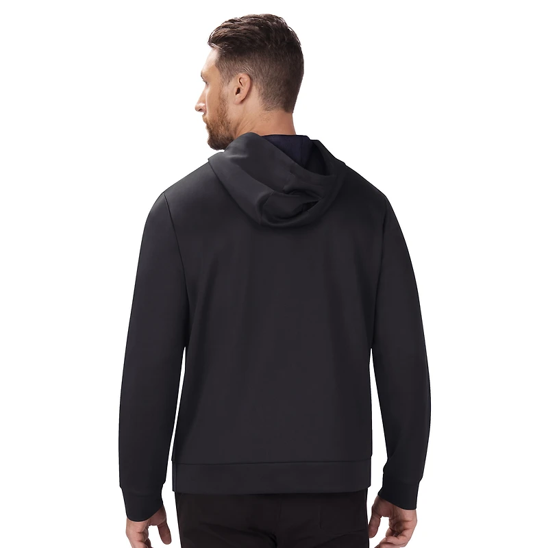 Sweat à capuche noir Performance Detroit Lions MSX by Michael Strahan pour homme