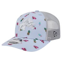Casquette ajustable Detroit Lions Adventure Surfboard 9SEVENTY de New Era pour homme, gris