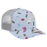 Casquette ajustable Detroit Lions Adventure Surfboard 9SEVENTY de New Era pour homme, gris